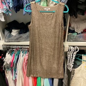 BB Dakota Gold Sequin Dress